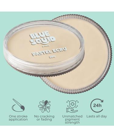 Blue Squid PRO Face Paint - Pastel Ecru (30g) | Water Activated Body Makeup for Adults & Kids | Non-Toxic SFX Facepaint for Halloween - Buy Online on SooperMarket.com
