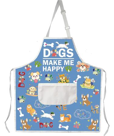 BNQL Waterproof Dog Cooking Apron | Cute Puppy Care Gift & Groomer Essential - Make Dogs Happy! - Buy Online on SooperMarket.com