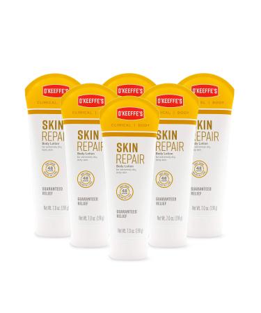 O'Keeffe's Skin Repair Body Lotion and Dry Skin Moisturizer 7.0 ounce Tube (Pack of 6)