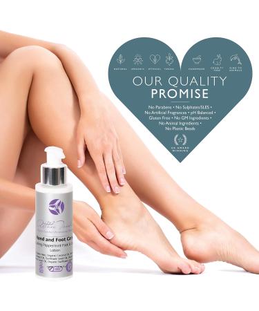 Peppermint cool foot lotion organic foot cooling cream aloe vera and peppermint oils foot cooling lotion for hot feet and smelly feet foot cooling products vegan paraben free. - Buy Online on SooperMarket.com