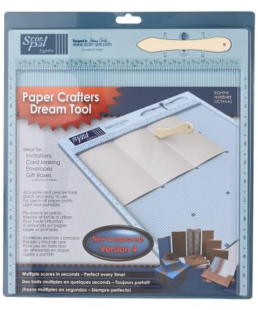 Scor-Pal SP108 Eighths Measuring and Scoring Board  12 by 12  1/8 Space Grooves