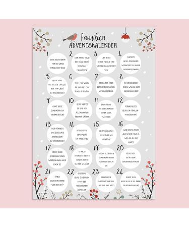 Nastami A3 Family Advent Calendar - Scratch Off Christmas Countdown | International Shipping - Buy Online on SooperMarket.com
