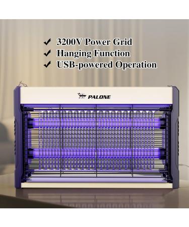 PALONE Indoor Bug Zapper Light can Lure Mosquitoes to Produce Electric Shocks Effectively Protect Food from Fly for Kitchen Dinging Room Black - Buy Online on SooperMarket.com