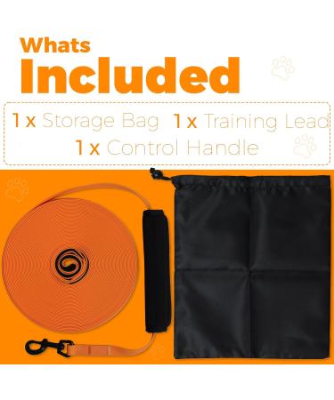 Waterproof Long Line Dog Training Lead - 20m, Suitable for all Sized Dogs - Buy Online on SooperMarket.com