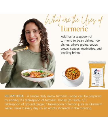 Organic Turmeric Powder - 250g Resealable Pouch | Premium Indian Spice for Culinary Creations - Buy Online on SooperMarket.com