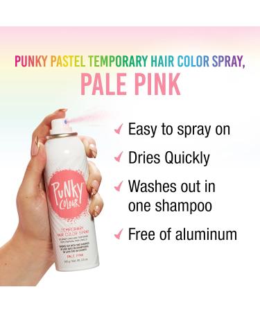 Punky Pastel Temporary Hair Color Spray Pale Pink 3.5 oz 2-Pack 3.5 Ounce (Pack of 2) Pale Pink - Buy Online on SooperMarket.com