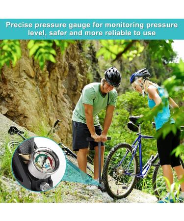 High Pressure Hand Pump | Stainless Steel Airgun PCP Pump with Gauge | 0-6000 psi | Black - Buy Online on SooperMarket.com