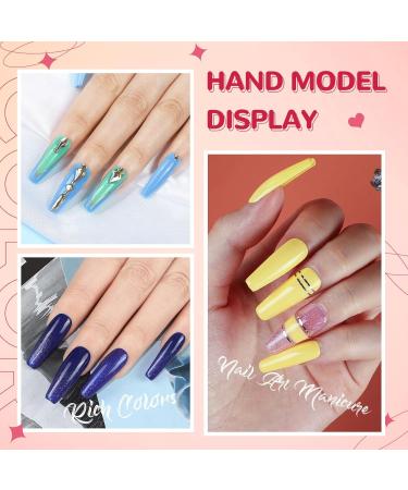 COSCELIA Gel Nail Polish Kit with U V Light Yellow Green Red Black Gel Polish Starter Kit with Glossy & Matte Top Coat Gel Nail Kit with Nail Accessories Gifts for Women - Buy Online on SooperMarket.com