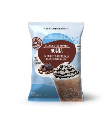 Big Train Blended Ice Coffee, , 3.5 Pound Mocha, Reduced Sugar,56 Ounce