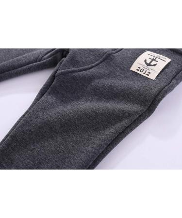 Mud Kingdom Little Boys Fleece Pants 6-7 Years | Anchor Red | Warm Winter Tight Fit - Buy Online on SooperMarket.com