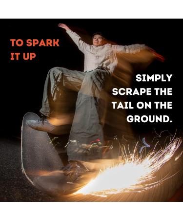 Tail Devil Skateboard Spark Plate | Enhance Your Skateboard with Sparks | Premium Skateboarder Accessory | Sparking Tail Plate Attachment (1 Pack) - Buy Online on SooperMarket.com