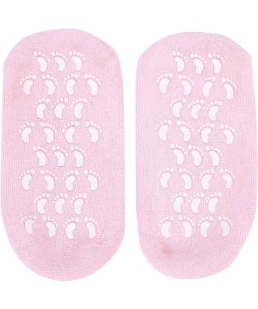4 Pieces Moisturizing Gel Socks | Essential Oil Foot Care for Cracked Dry Feet - Beauty Salon Quality - Buy Online on SooperMarket.com