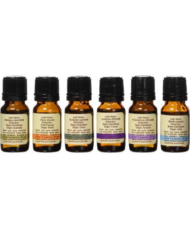 Basic Set 6-10ml 100% Pure Essential Oil (Eucalyptus Lavender Peppermint Rosemary Sweet Orange and Tea Tree) - Buy Online on SooperMarket.com