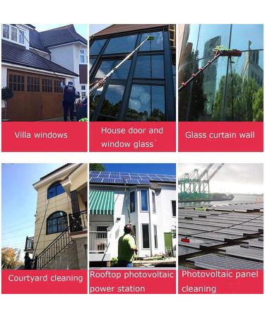 Water Fed Pole Kit Water Fed Brush Water Fed Pole Kit Window Cleaning Pole Water/Hose Fed Pole Window Cleaning Brush Equipment 55cm Brush Head 5M/17FT - Buy Online on SooperMarket.com