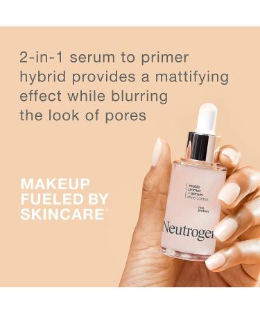 Neutrogena Shine Control Matte Booster Face Primer & Serum - Oil Absorbing Skin-Mattifying Primer with Rice Protein 1.0 fl. oz | International Shipping Available - Buy Online on SooperMarket.com