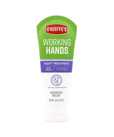 O'Keeffe's Working Hands Night Treatment Hand Cream 3.0 oz (85 g)