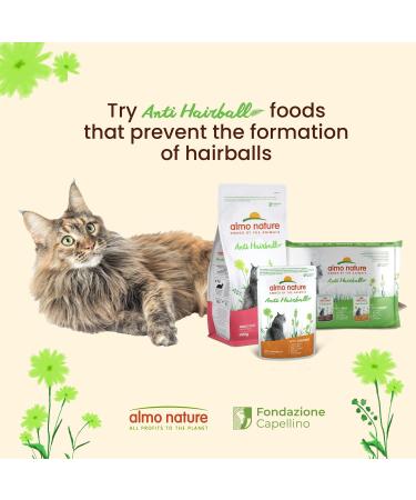Almo Nature Functional Anti Hairball Multipack Complete Wet Cat Food -3 pouches with Beef/3 pouches with Chicken (pack of 6 pouches x70g) - Buy Online on SooperMarket.com