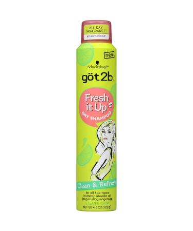 Got2b Fresh It Up Dry Shampoo Clean & Refresh 4.3 Ounces
