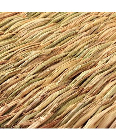 3 Pack Rabbit Bunny Mat - Natural Straw Woven Grass Chew Toy Bed for Small Animals - Buy Online on SooperMarket.com