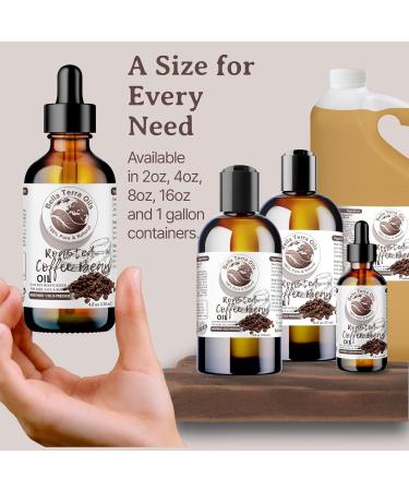 Bella Terra Roasted Coffee Bean Oil - 4oz | Flavorful Coffee Oils Rich in Chlorogenic Acid | Pure Coffee Experience - Buy Online on SooperMarket.com