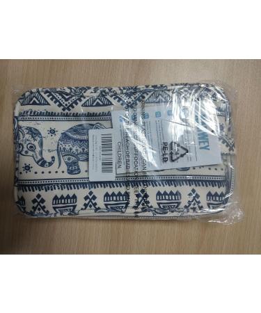 Women's Travel Toiletry Wash Bag | Dopp Kit Makeup Organizer for Cosmetics | Elephant Print - Buy Online on SooperMarket.com