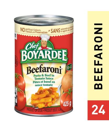 Chef Boyardee Beefaroni 15 oz 24 Pack: Buy Bulk Canned Pasta Online - Buy Online on SooperMarket.com