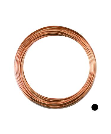 12 Gauge, 99.9% Pure Copper Wire (Round) Dead Soft CDA #110 Made in USA - 5FT by CRAFT WIRE 12 Gauge 5 Feet