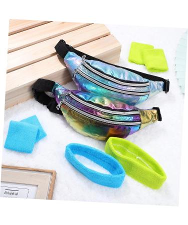 DEARMAMY Outdoor Waist Bag Waist Belt Bag 4 Pcs Pack Bag Coin Purse Womens Fanny Waist Belt Oxford Cloth Running Miss Waist Bag Chest Bag mediumx2pcs As Shownx2pcs - Buy Online on SooperMarket.com