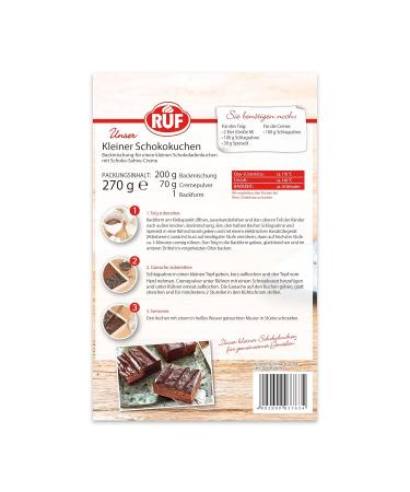 Call Small Chocolate Cake Baking Mix - Mini Chocolate Cake with Cream & Ganache (270g Pack of 2) - Perfect for International Shipping - Buy Online on SooperMarket.com