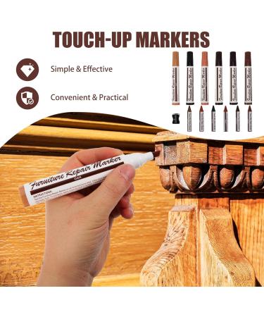 iplusmile Scratch Repair Pen Set - Wood Furniture Paint Markers for Scratches | Portable Wood Stain & Floor Accessories - Buy Online on SooperMarket.com