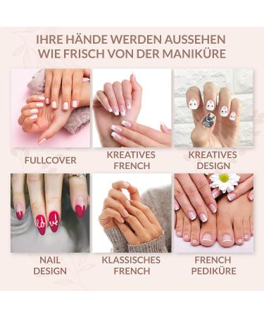Hairlich French Liner Manicure Pen Manicure Pedicure White Nail Polish Paint Pen Pen Shape White Nail Tips Nail Art Nail Styling - Buy Online on SooperMarket.com
