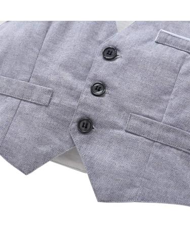 AmzBarley Baby Boys Gentlemans Tuxedo Rompers - Grey 247 | 6-12 Months - Buy Online on SooperMarket.com