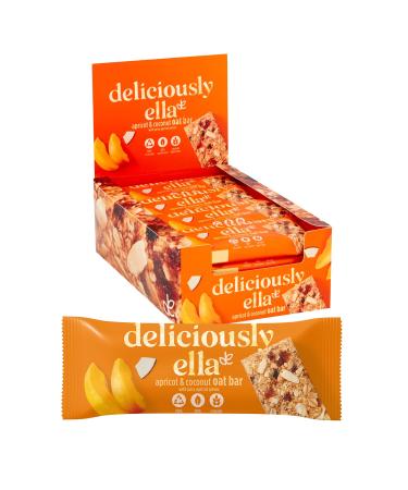 Deliciously Ella - Apricot & Coconut Oat Bar Gluten-Free Vegan Friendly Healthy Snack 50g (16 bars) Apricot & Coconut (16 Bars)