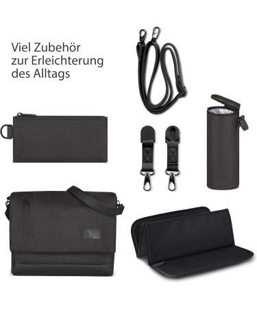 ABC Design Urban Diaper Bag - Stylish Crossbody Messenger Bag with Baby Accessories - Spacious Compartment & Wide Shoulder Strap - Durable Polyester - Buy Online on SooperMarket.com
