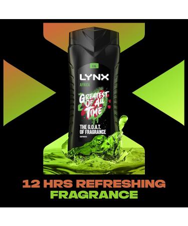 Lynx XXL Africa Shower Gel 500ml - Long-lasting UK's #1 Fragrance - Refreshing Body Cleanser - Buy Online on SooperMarket.com