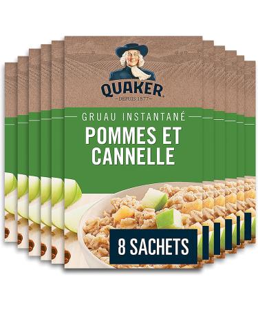 Quaker Apples & Cinnamon Instant Oatmeal Multi-Pack 8 Packets 264g (Pack of 12) - Buy Online on SooperMarket.com
