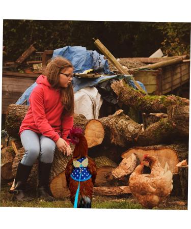 CORHAD Chicken and Duck Vest Hen Leash Chicken Lead and Harness Small Dog Harness Rooster Costume Pet Leash 17X15X0.5CM Blue - Buy Online on SooperMarket.com