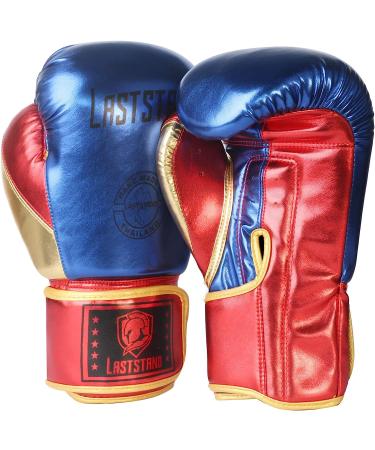 ASTSTAND Blue Boxing Muay Thai Kickboxing Gloves - 8oz Professional Punch Bag Gloves - Buy Online on SooperMarket.com