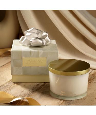Birthday Gifts for Her | Large Vanilla Scented Candle - 3 Wick Soy Candle for Mom | Relaxing Aromatherapy & Stress Relief - 50 Hours Burn Time - Buy Online on SooperMarket.com