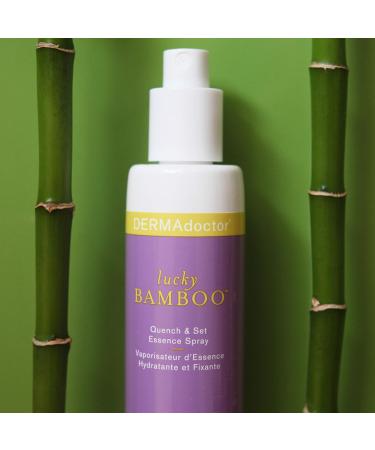DERMAdoctor Lucky Bamboo Quench & Set Essence Spray - Hydrating Facial Mist | 3.38 oz - Best for All Skin Types - International Shipping Available - Buy Online on SooperMarket.com