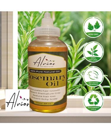 Rosemary Oil 170ml - Handcraft 100% Pure and Natural Rosemary Essential Oil Undiluted Rosemary Oil for Hair Skin and Nails - Cleansing Enhanced Shine and Dry Scalp Treatment - Buy Online on SooperMarket.com