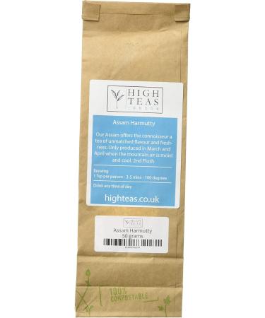 High Teas TGFOP1 London Assam Harmutty Second Flush Black Tea 50 g - Buy Online on SooperMarket.com