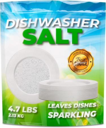 Premium Dishwasher Salt 4.7 LB | Dishwasher Softener for Miele Bosch Thermador Whirlpool & More - International Shipping Available - Buy Online on SooperMarket.com