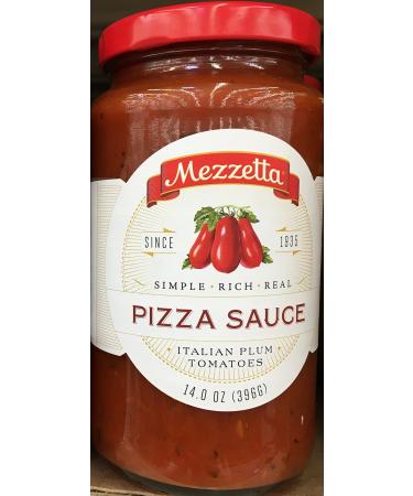 Mezzetta Pizza Sauce Italian Plum Tomatoes 14.0 Ounce Jar (Pack of 3)
