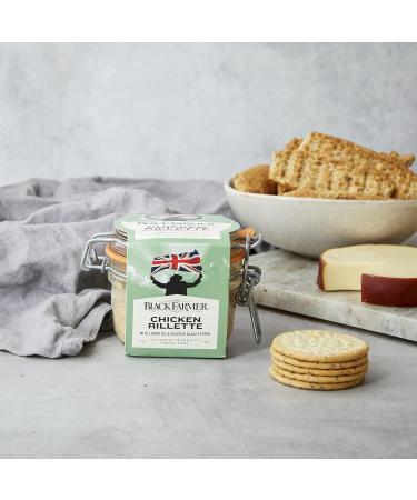 The Black Farmer Chicken Rillette with Lemon Oil & Black Pepper 110g - Buy Online on SooperMarket.com
