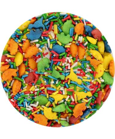 Create A Cake Dinosaur Cupcake Sprinkle Kit Patterned Baking Cases & Sprinkle Pod 25 Cases And 30g Sprinkles Edible Decoration Set With Multicoloured Sugar Dinosaurs and Sugar Strands - Buy Online on SooperMarket.com