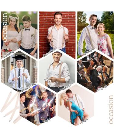 Yuffqopc Men's Braces - Narrow & Wide Styles | Stylish Black Braces for Men & Women - International Shipping Available - Buy Online on SooperMarket.com