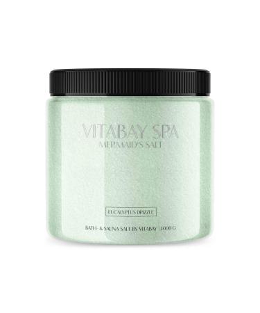 Vitabay sauna and bath salt Eucalyptus Drizzle 1000 g Gentle body scrub Suitable for whirlpool