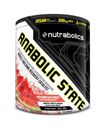 Nutrabolics Anabolic State Bcaa Watermelon Punch 30 serv 375 gram