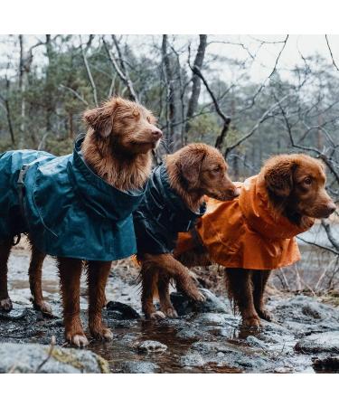 Hurtta Monsoon Dog Raincoat - Blueberry 81.3 cm (32 in) | Waterproof Dog Coat for All Weather - Buy Online on SooperMarket.com